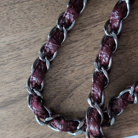 Chanel Vinyl Embroidered Camellia Tote, Bordeaux - Picture 5 of 6